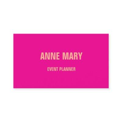 Pink Orange Professional Modern Bright Colorful