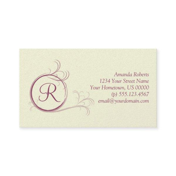 Pink Pearl Monogram