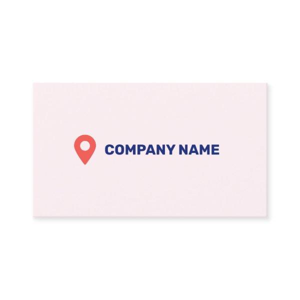 Pink Pin Locator Finder Symbol