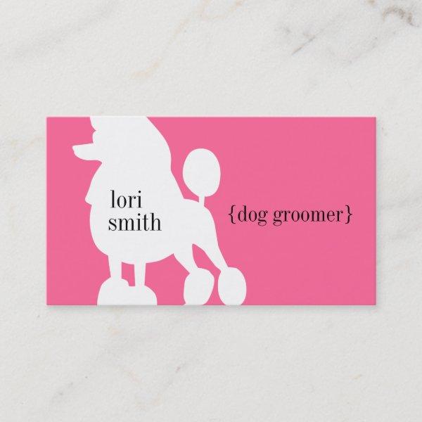 Pink Poodle Dog Groomer