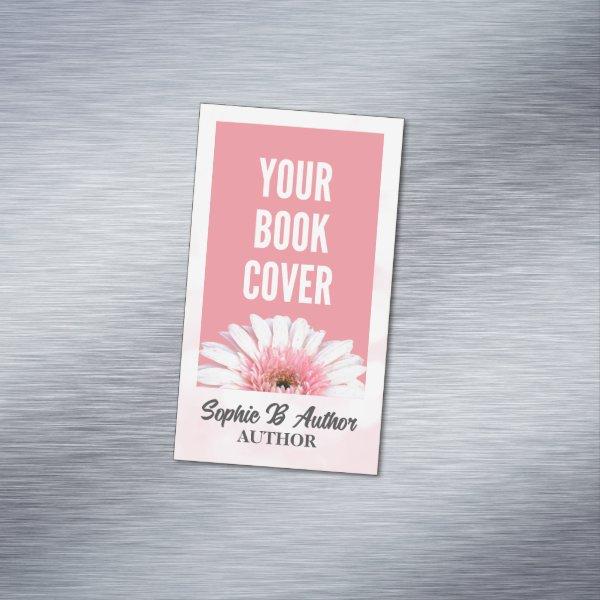 Pink Promotional Author Book Cover Placeholder  Magnet