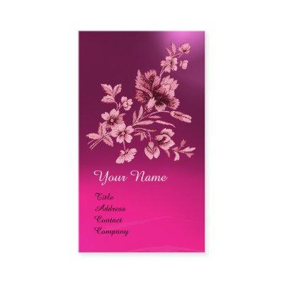 PINK PURPLE FLOWER BOUQUET WITH CARNATION MONOGRAM