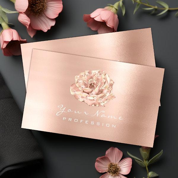 Pink Rose Gold Flower Blogger Stylist Event Beauty