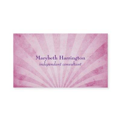 Pink Shabby Texture Striped Sunrays