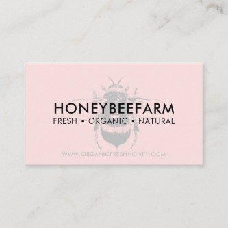 Pink simple Bumble Bee Apiary Honey