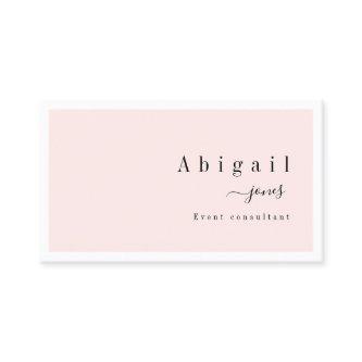 Pink Simple Script Modern Luxury Professional