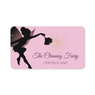 Pink Sparkle Fairy Maid House Cleaning Services