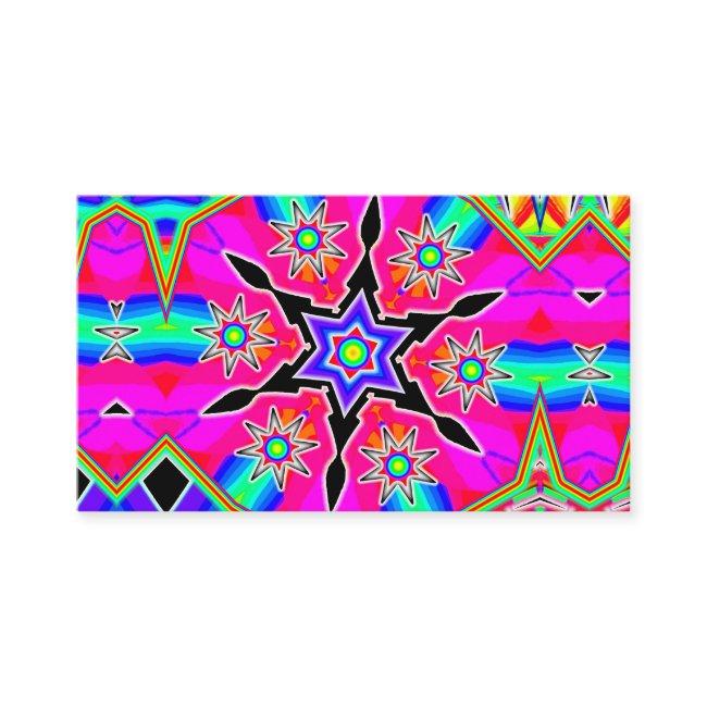Pink Star Snowflake (Edit Text)
