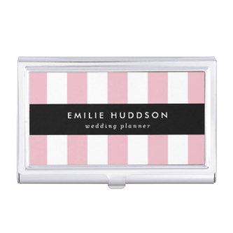 Pink Stripes, White Stripes, Striped Pattern  Case
