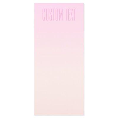 Pink to Peach Sunset Ombre with Customizable Text Menu