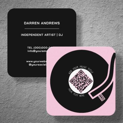 Pink Vinyl LP | Music QR Code  Square