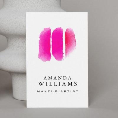 Pink Watercolor Makeup Artist Swatches