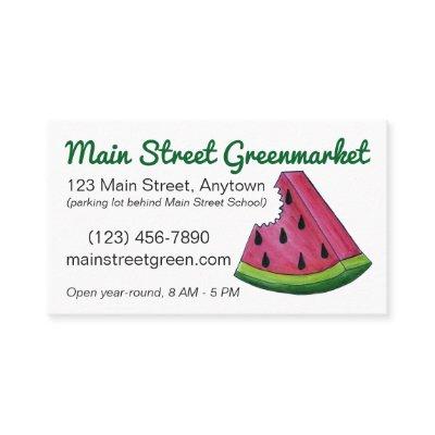 Pink Watermelon Fruit Melon Slice Food Market