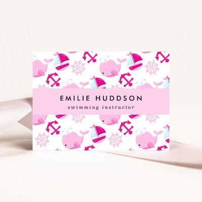 Pink Whales, Swim Instructor, Swimming Coach