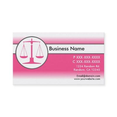 Pink white fade law justice scales