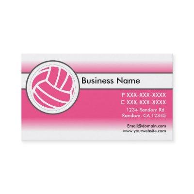 Pink white fade volleyball