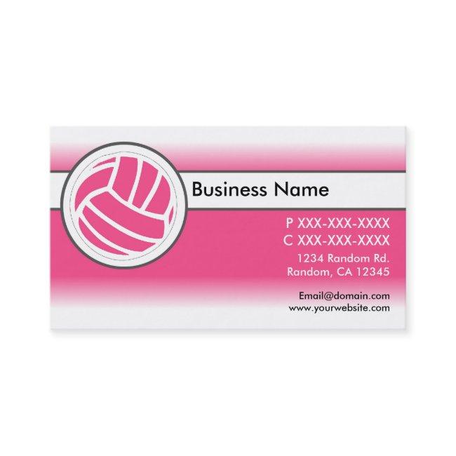 Pink white fade volleyball