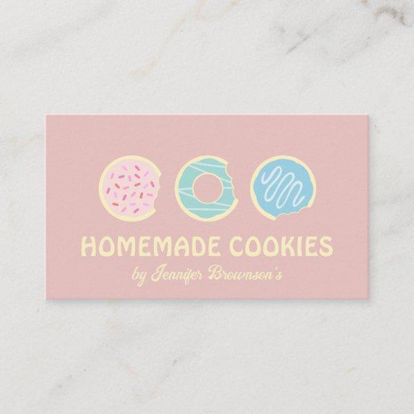 Pink Yellow Cookies Doughnuts Sweet Treats