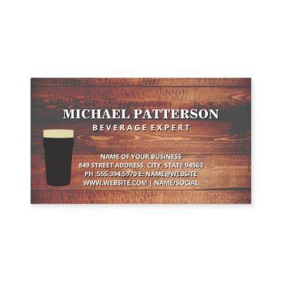 Pint of Beer | Rustic Wood