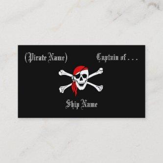 Pirate Business/Profile Card