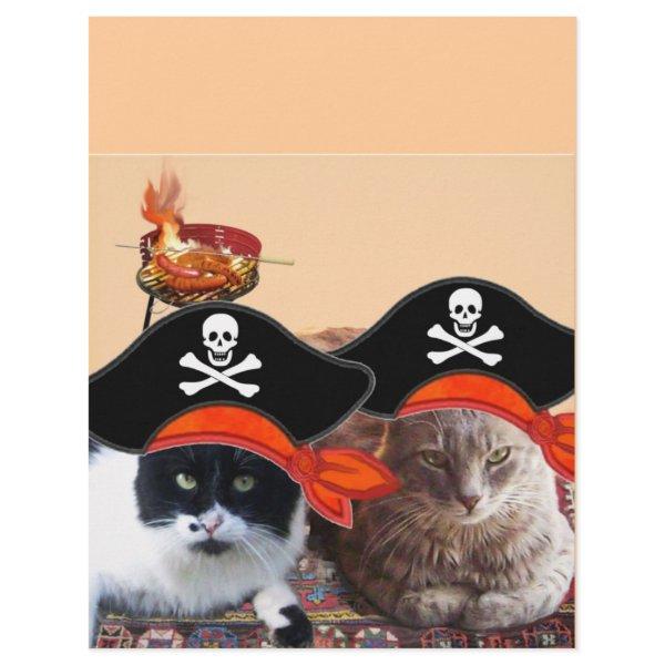 PIRATE CATS ,Talk like a Pirate Day