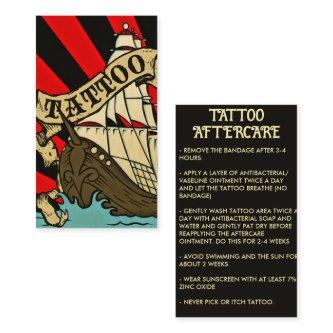 pirate ship tattoo aftercare instructions