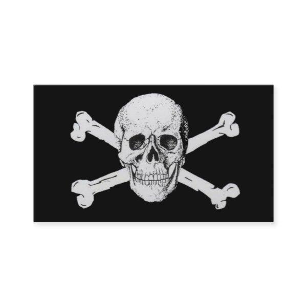 Pirates Black Skull and Crossbones