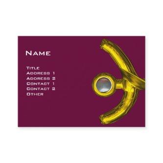 PISCES ABSTRACT, Pearl purple yellow pink grey