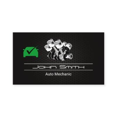 Piston Car Engine Carbon Fiber | Auto Green Check