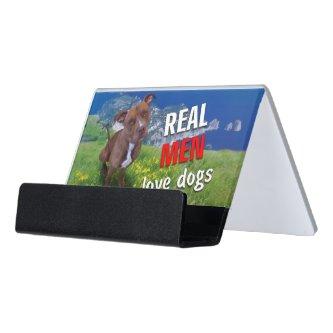 Pitbull Dog Desk  Holder