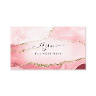 PixDezines Blush Pink Watercolor Agate