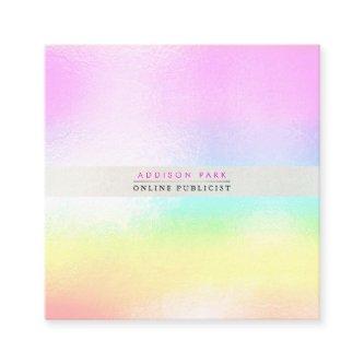 PixDezines Cotton Candy + Pearly White Square