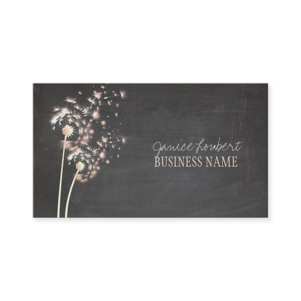 PixDezines Dandelions Chalkboard