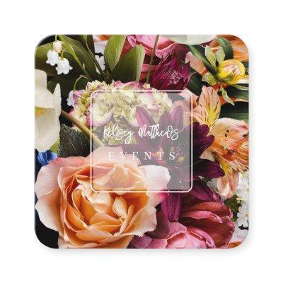 PixDezines Dark Moody Flowers Square