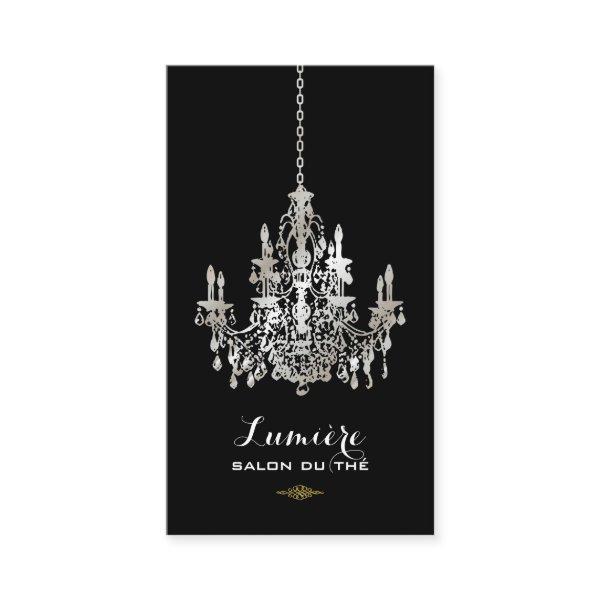 PixDezines faux silver foil chandelier/DIY color