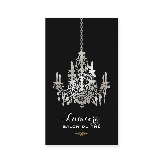 PixDezines faux silver foil chandelier/DIY color