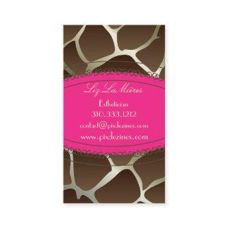 PixDezines Giraffe Print, Brown
