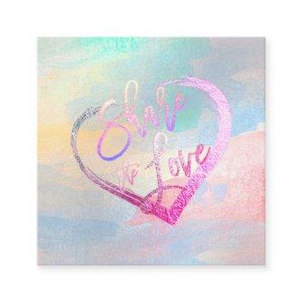 PixDezines Glam Share the Love Faux Metallic Square