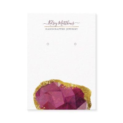 PixDezines H2 Quartz Crystal Garnet Red Business C