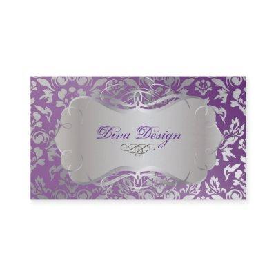 PixDezines Haute Coutour Damask, Faux Silver