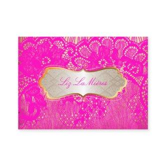 PixDezines HOT PINK LACE