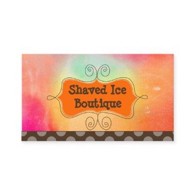 PixDezines Rainbow Shaved Ice + Polka Dots
