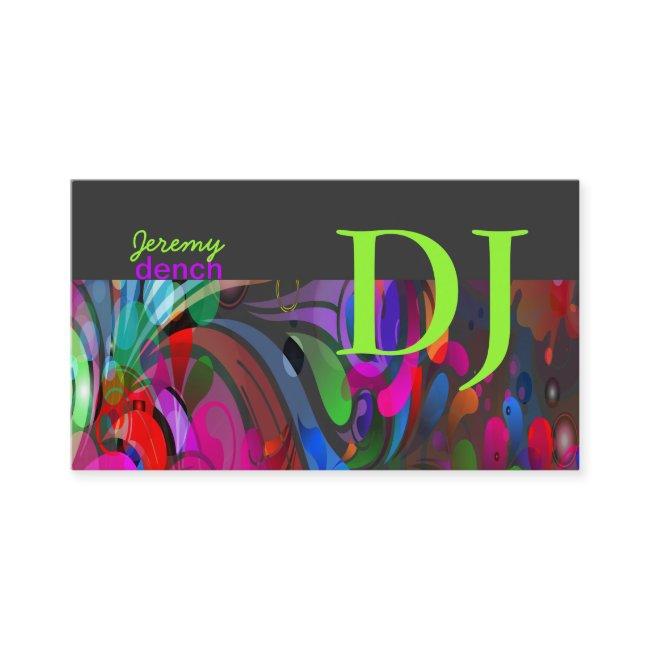 PixDezines Retro DJ+disco swirls