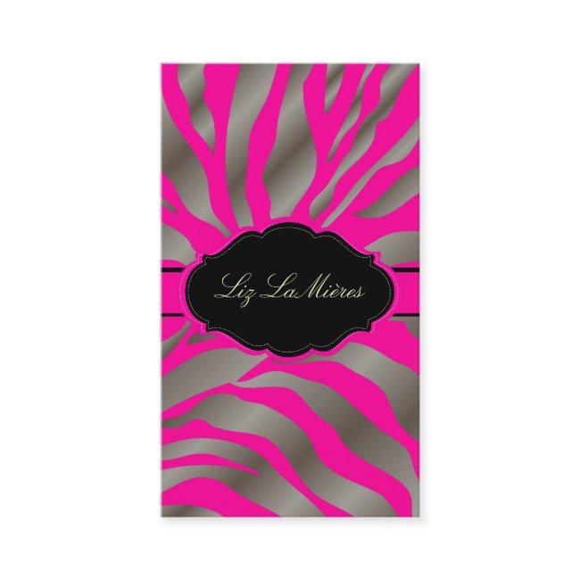 PixDezines Sassy zebra pattern/DIY color/hot pink