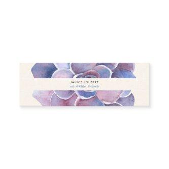PixDezines Succulent Watercolor, PurpleDesert Rose Mini