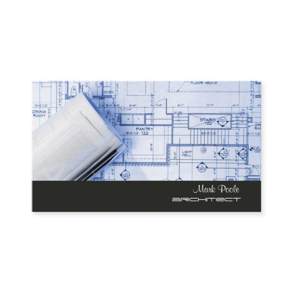 PixDezines TRENDY ARACHITECH BLUE PRINT PAPER