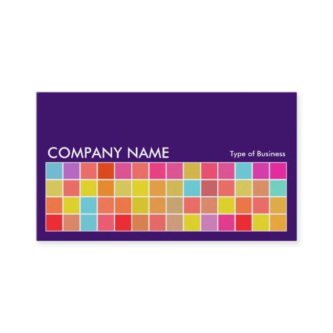 Pixel Motif v2 01 Deep Purple with Gray