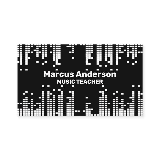 Pixel Sound Bar Background
