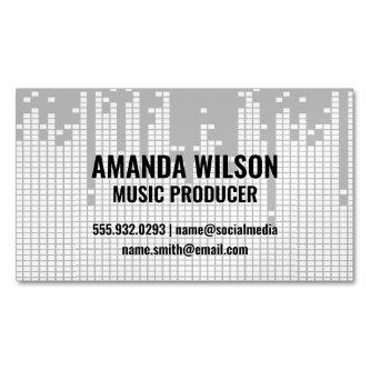 Pixel Sound Bar Background  Magnet
