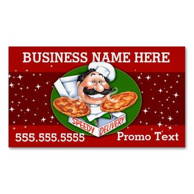 Pizza Delivery Pizzeria Restaurant Promotional Magnetic